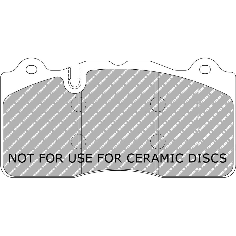 Ferodo DS2500 Brake Pads 189.9mm x 96.6mm FCP5030H - Front