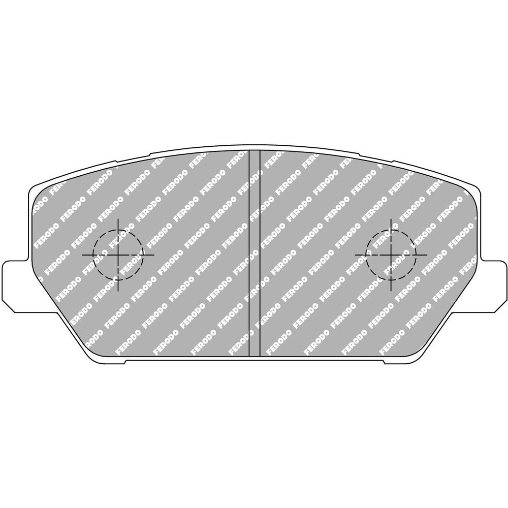 Ferodo DS2500 Brake Pads 140.7mm x 61mm FCP5099H - Front