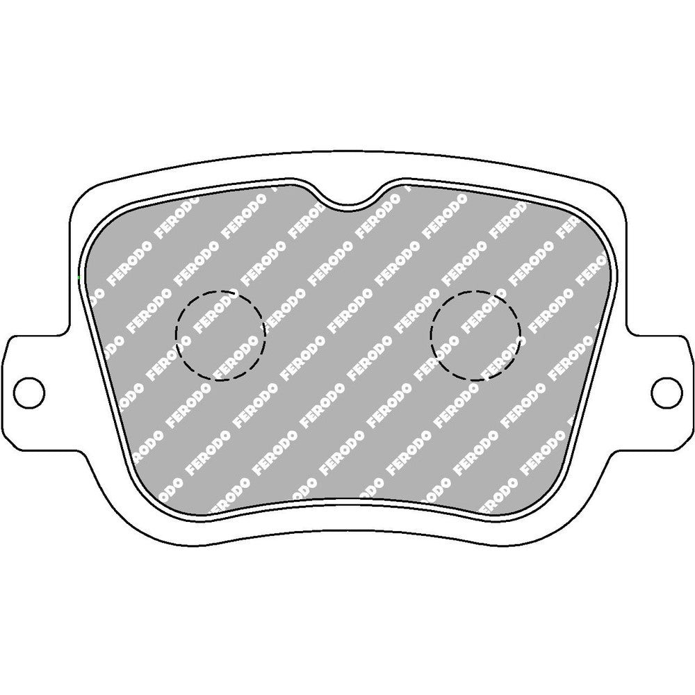Ferodo DS2500 Brake Pads 62.4mm x 108.5mm FCP5526H - Rear