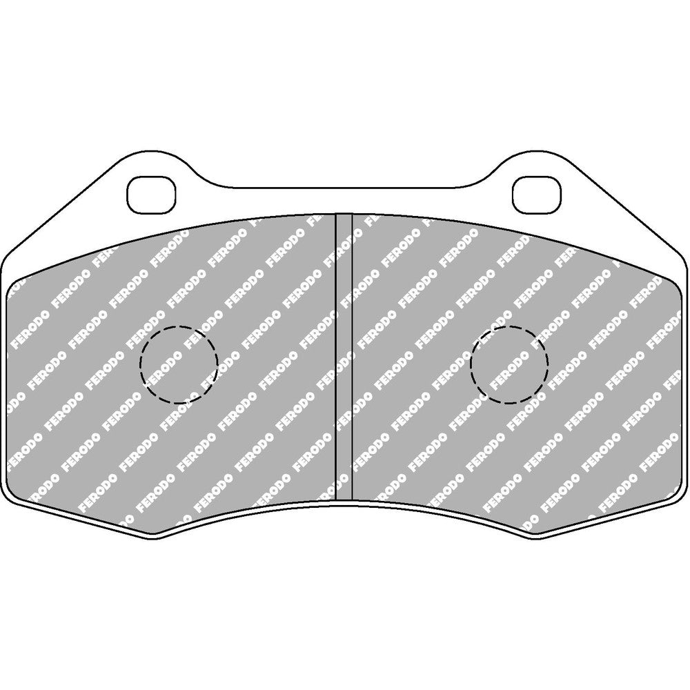 Ferodo DS Performance Brake Pads 124.8mm x 70.7mm FDS1667 - Front