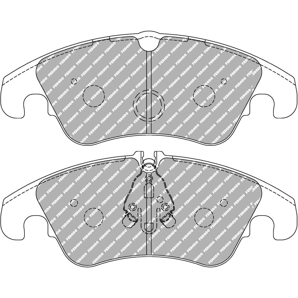 Ferodo DS Performance Brake Pads 188mm x 73.6mm FDS4044 - Front