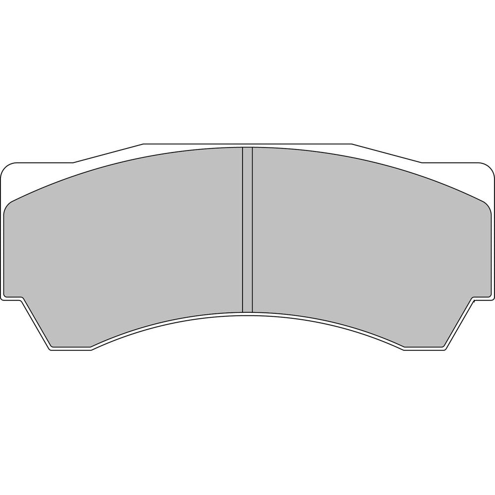 Ferodo DS2500 Brake Pads 152mm x 63mm FRP3081H - Front