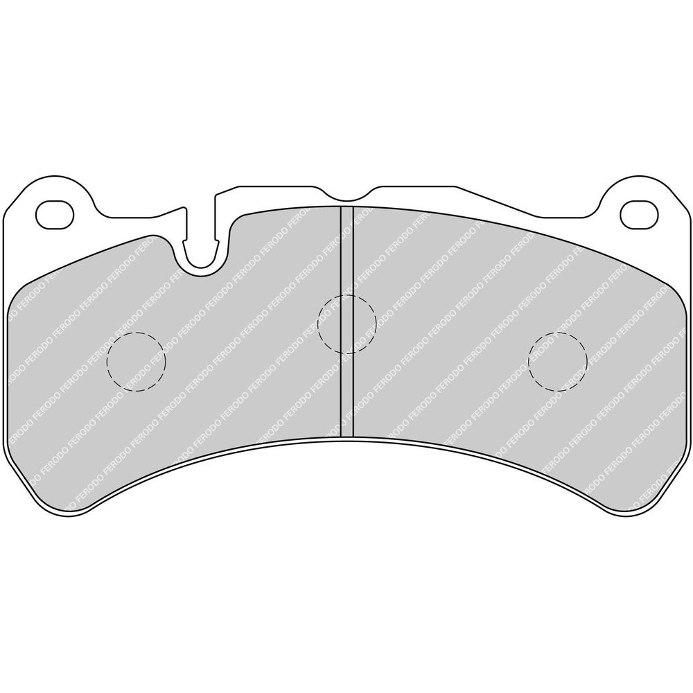 Ferodo DS3000 Brake Pads 164.8mm x 81mm FRP3100R - Front