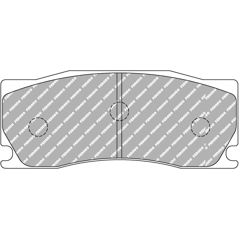 Ferodo DS3000 Brake Pads 152mm x 63.2mm FRP3134R - Front