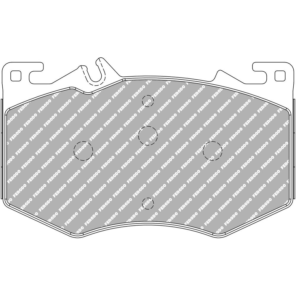 Ferodo DS2500 Brake Pads 154.6mm x 93.2mm FRP3166H - Front