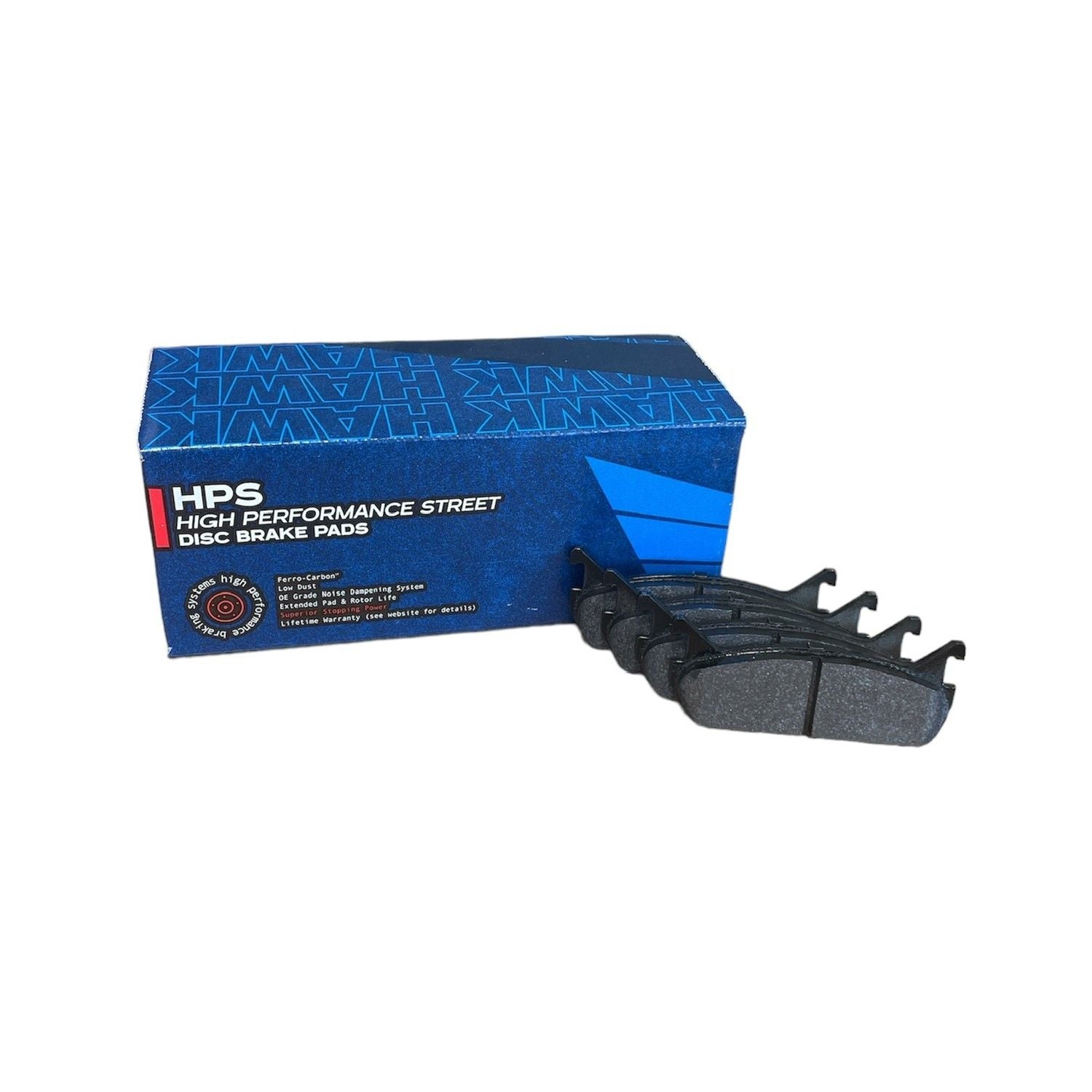 HAWK HPS Brake Pads 102mm x 39mm HWK-HB157F.484 - Rear