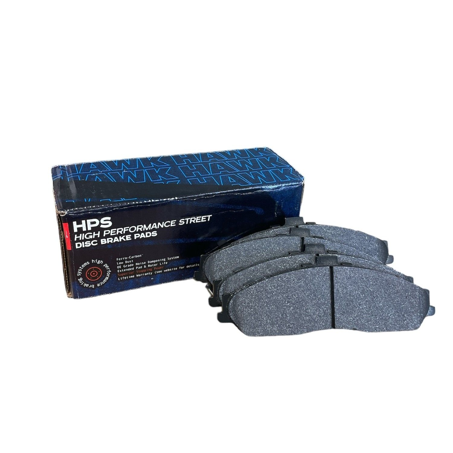 HAWK HPS Brake Pads 184mm x 63mm HWK-HB247F.575 - Front