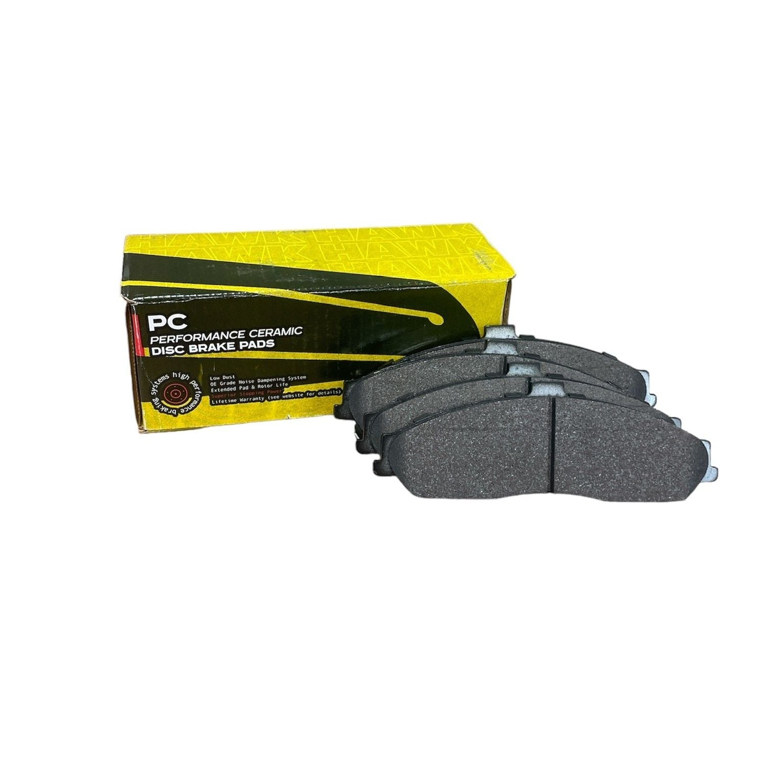 HAWK PC Brake Pads 184mm x 63mm HWK-HB247Z.575 - Front