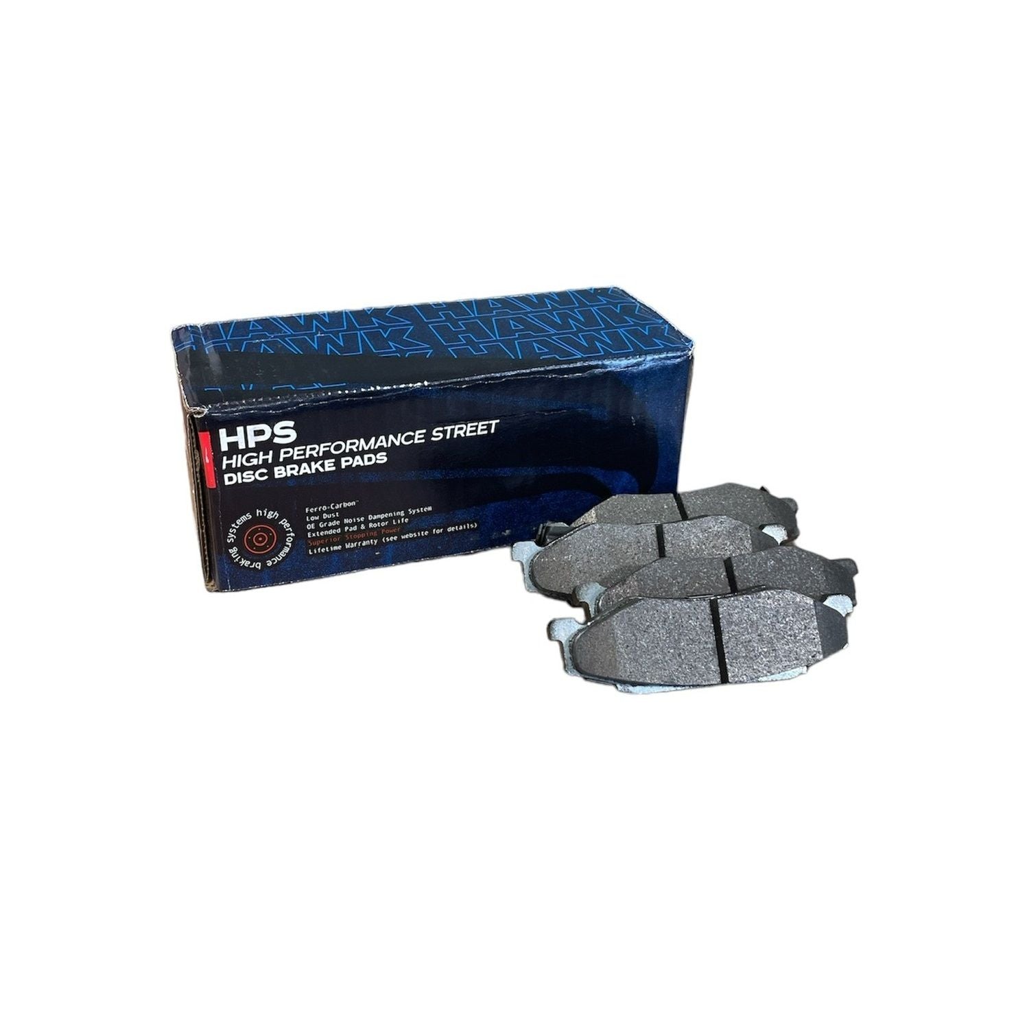 HAWK HPS Brake Pads 121mm x 37mm HWK-HB248F.650 - Rear