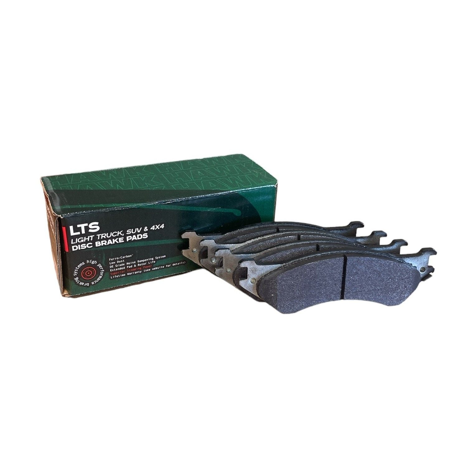 HAWK LTS Brake Pads 188mm x 56mm HWK-HB299Y.650 - Rear