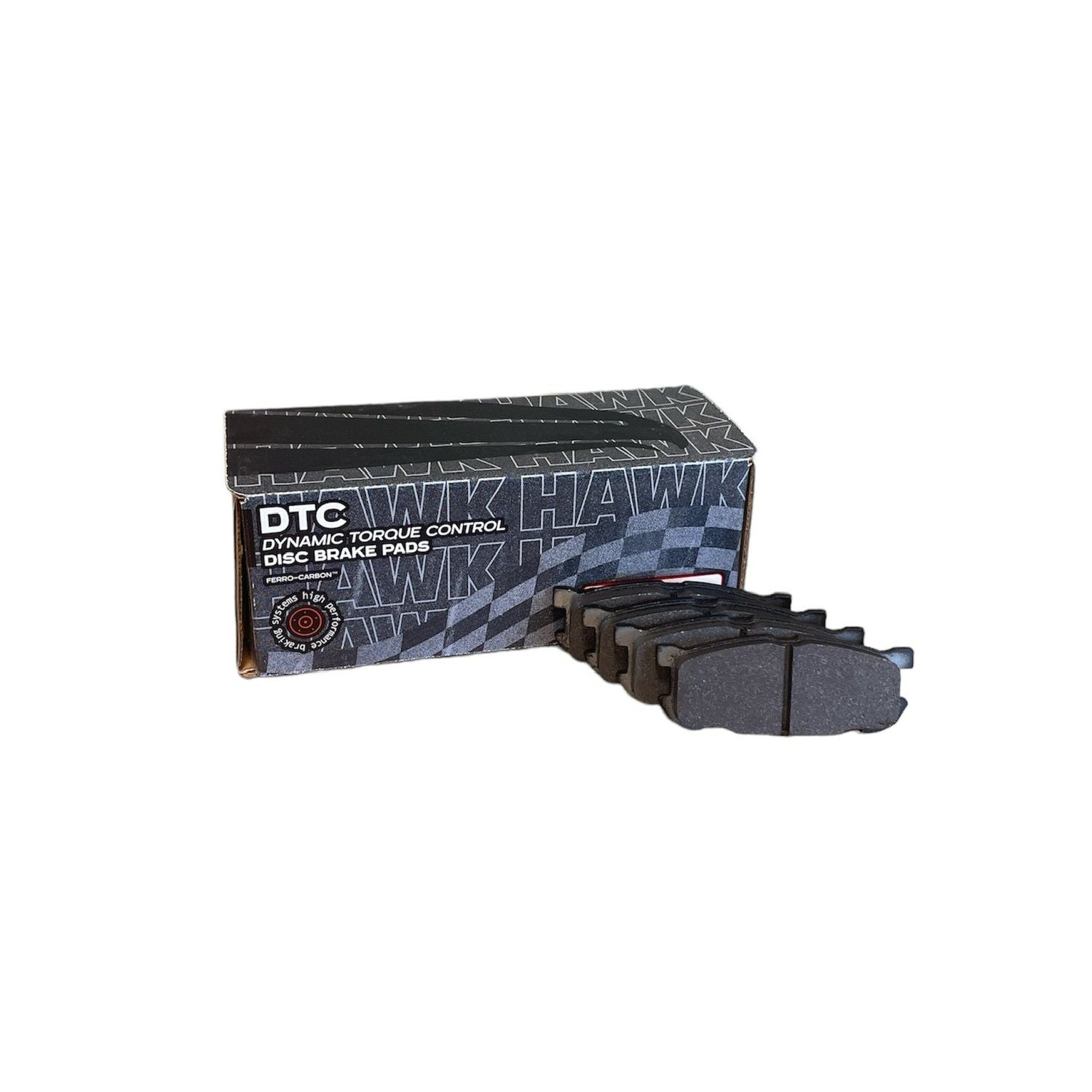 HAWK DTC 30 Brake Pads 102mm x 40mm HWK-HB442W.496 - Rear