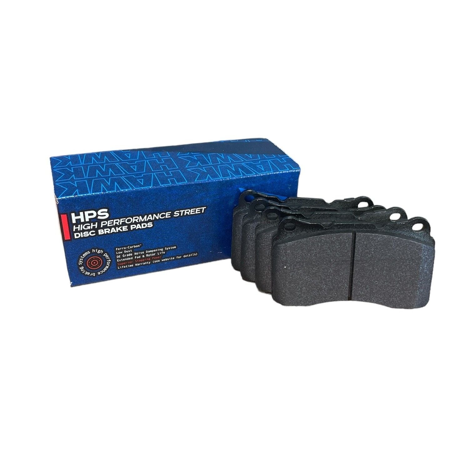 HAWK HPS Brake Pads 132mm x 77mm HWK-HB453F.585 - Front
