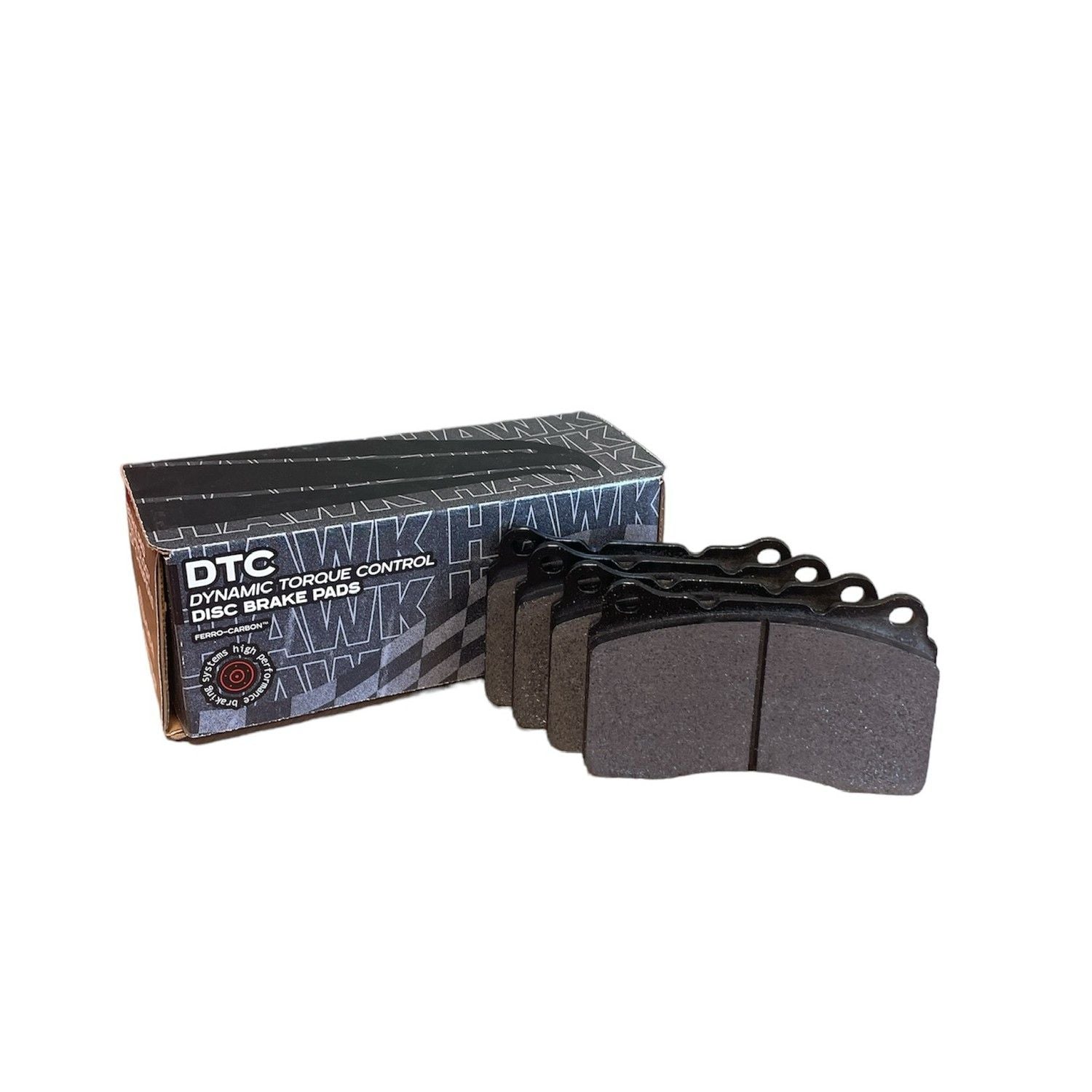 HAWK DTC 70 Brake Pads 132mm x 77mm HWK-HB453U.585 - Front