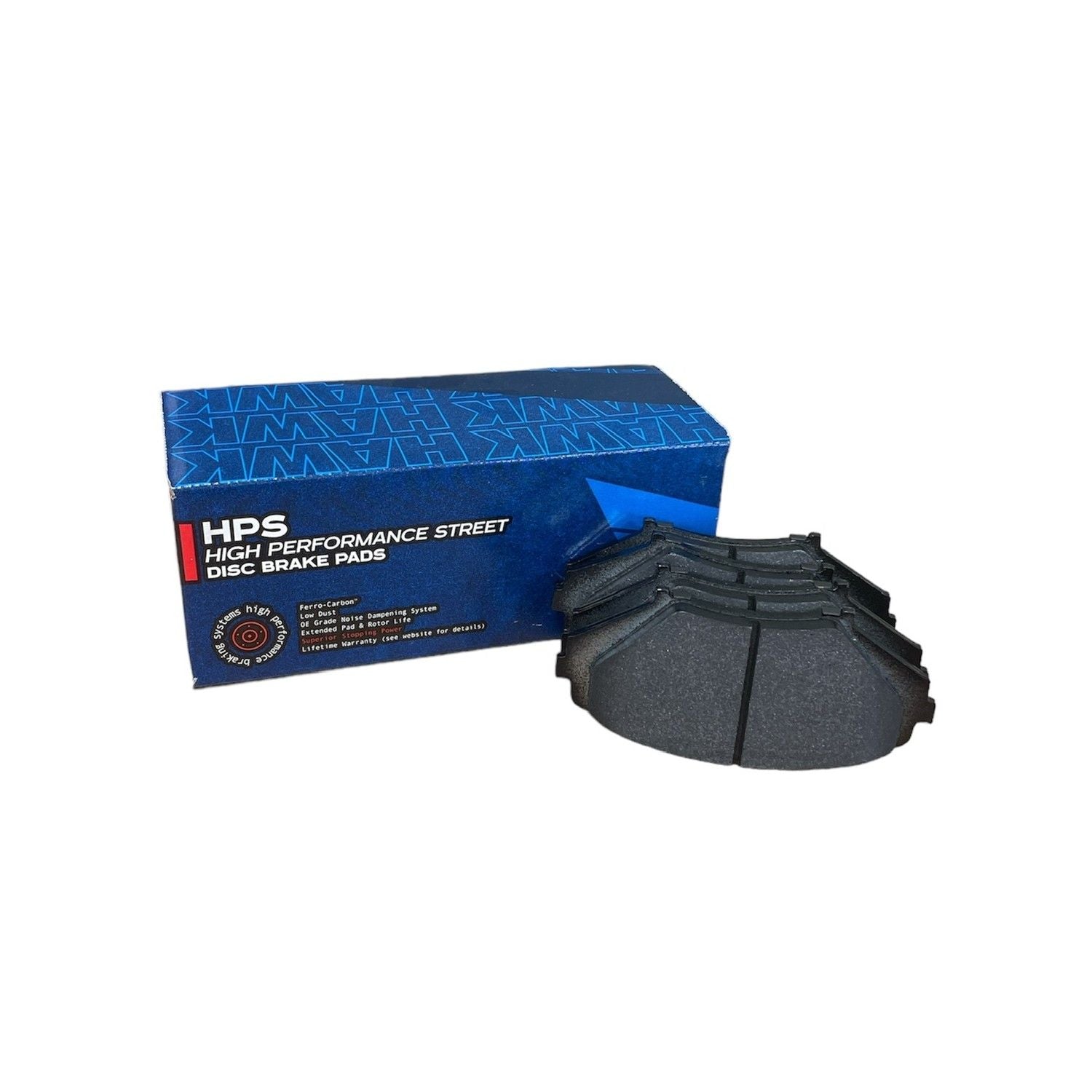HAWK HPS Brake Pads 138mm x 62mm HWK-HB470F.643 - Front