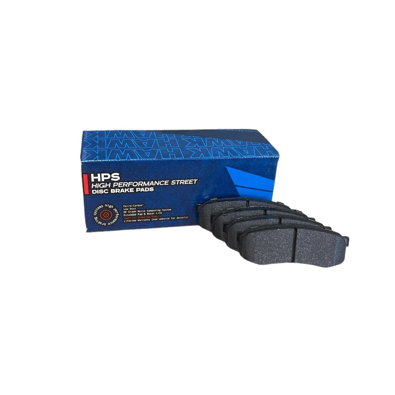 HAWK HPS Brake Pads 116mm x 44mm HWK-HB477F.610 - Rear