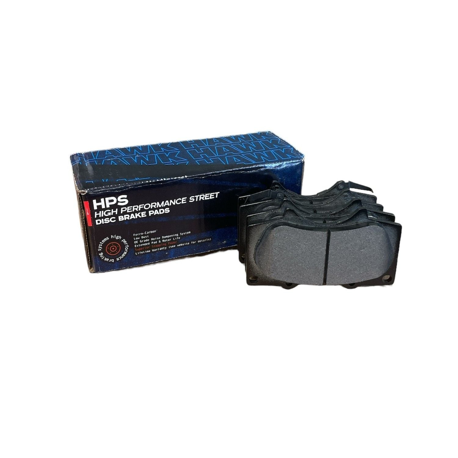 HAWK HPS Brake Pads 135mm x 77mm HWK-HB490F.665 - Front