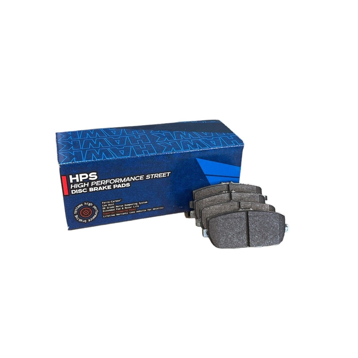 HAWK HPS Brake Pads 99mm x 43mm HWK-HB523F.539 - Rear