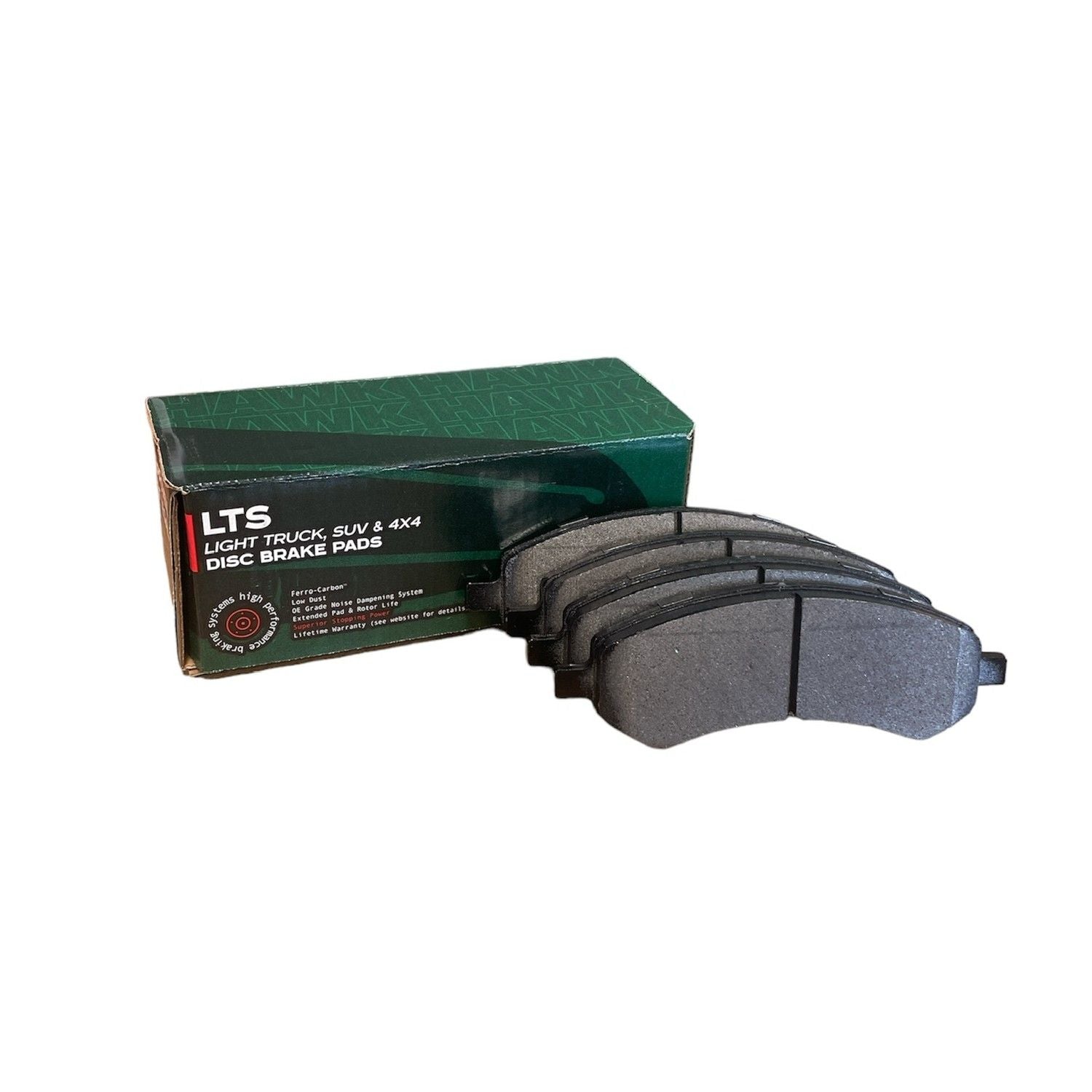 HAWK LTS Brake Pads 178mm x 61mm HWK-HB559Y.695 - Front