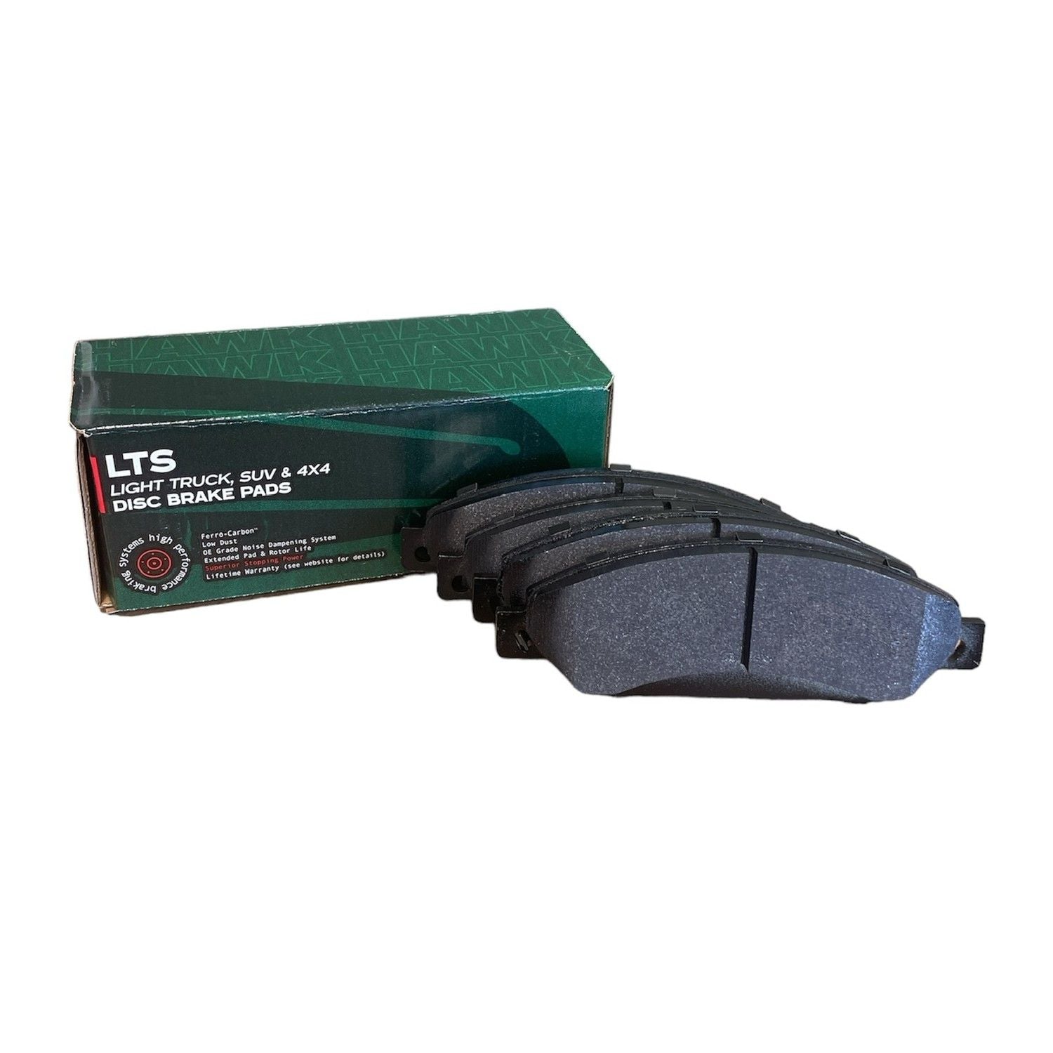 HAWK LTS Brake Pads 184mm x 64mm HWK-HB561Y.710 - Front