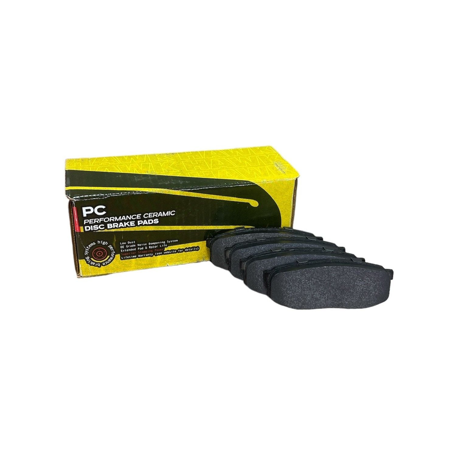 HAWK PC Brake Pads 116mm x 45mm HWK-HB590Z.682 - Rear