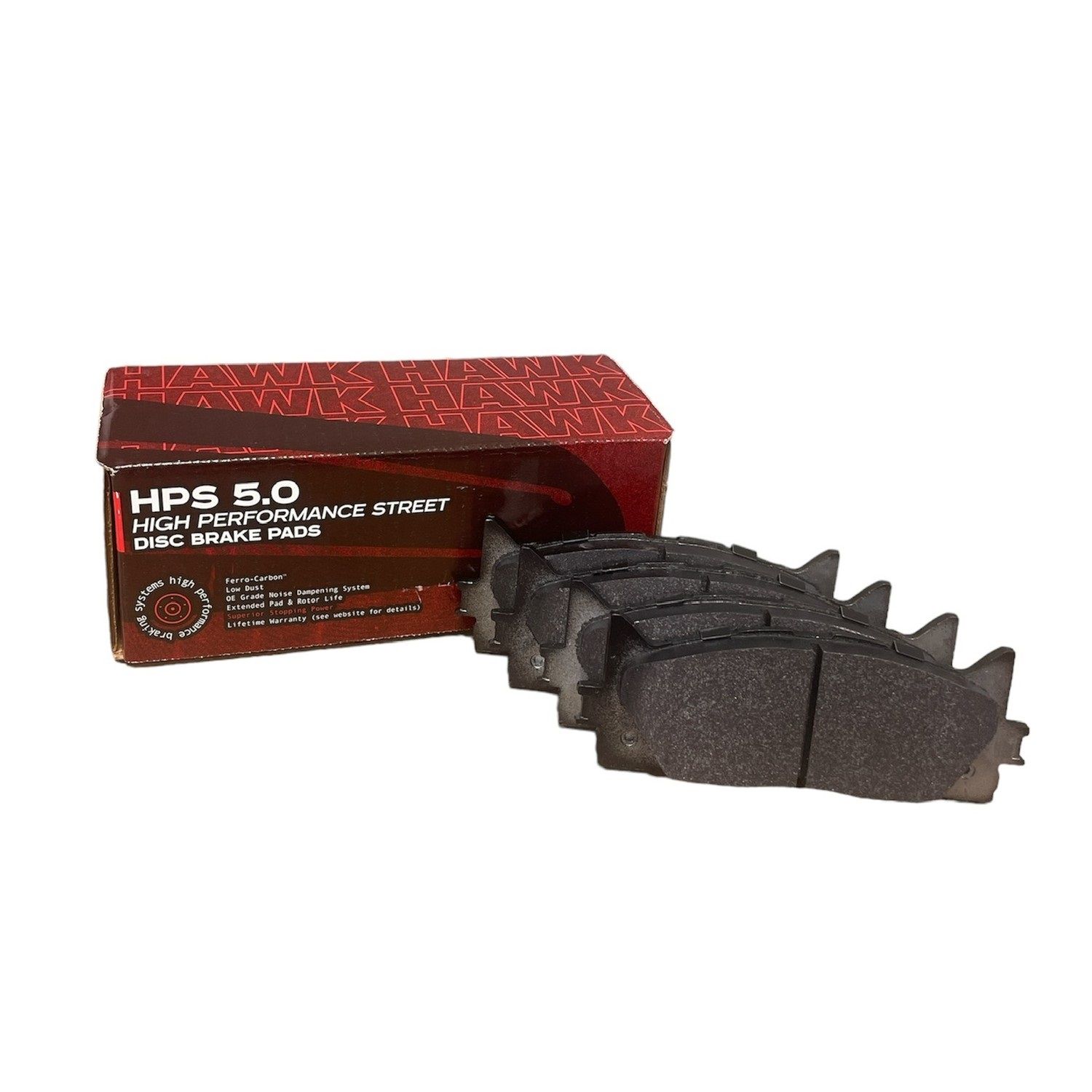 HAWK HPS 5.0 Brake Pads 157mm x 57mm HWK-HB647B.692 - Front