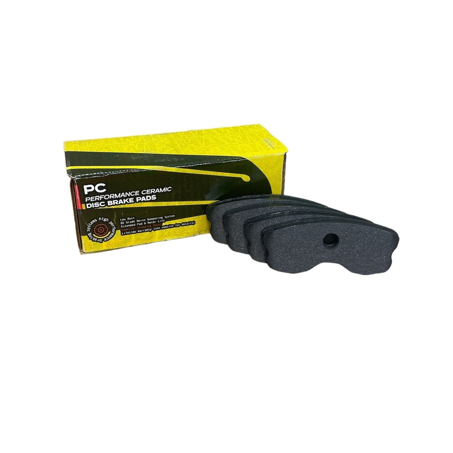HAWK PC Brake Pads 128mm x 54mm HWK-HB659Z.570 - Rear