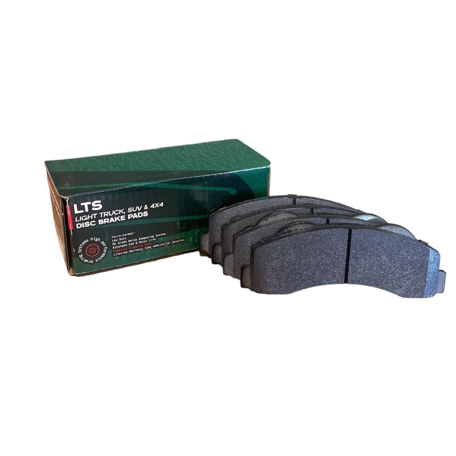 HAWK LTS Brake Pads 194mm x 64mm HWK-HB672Y.714 - Front