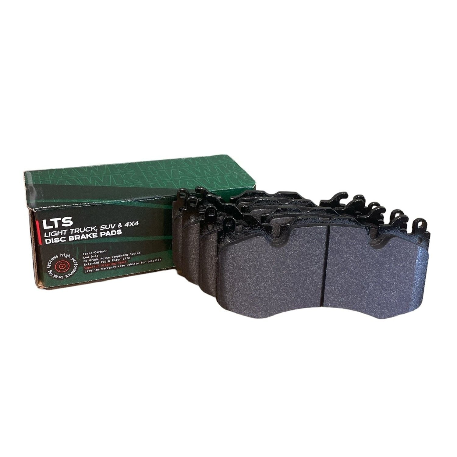 HAWK LTS Brake Pads 190mm x 96mm HWK-HB685Y.610 - Front
