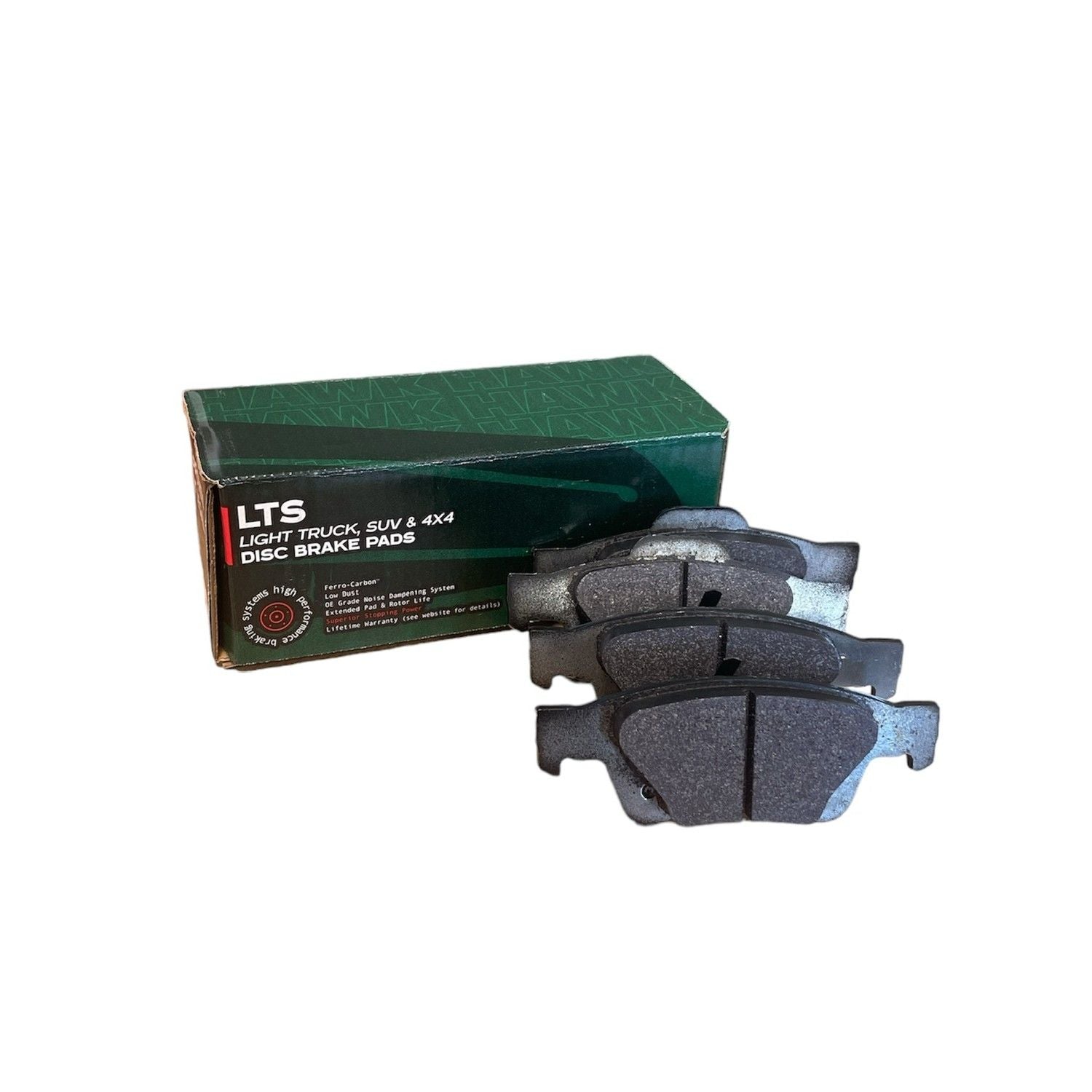 HAWK LTS Brake Pads 140mm x 51mm HWK-HB702Y.662 - Rear