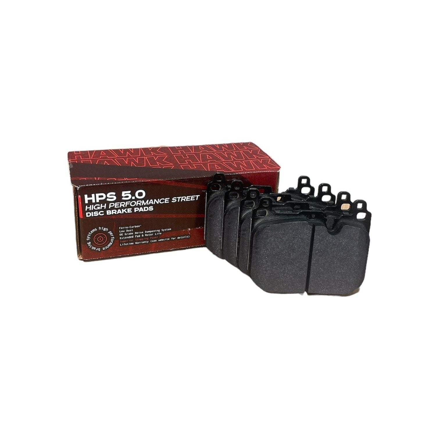 HAWK HPS 5.0 Brake Pads 113mm x 92mm HWK-HB765B.664 - Front