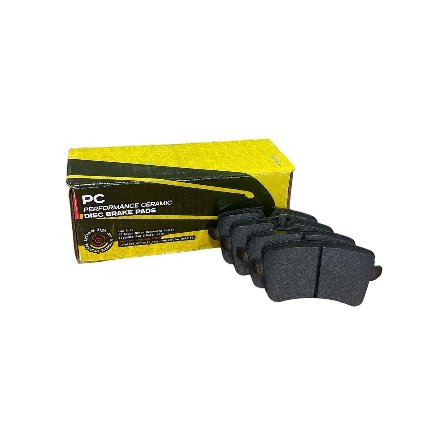 HAWK PC Brake Pads 116mm x 60mm HWK-HB823Z.652 - Rear