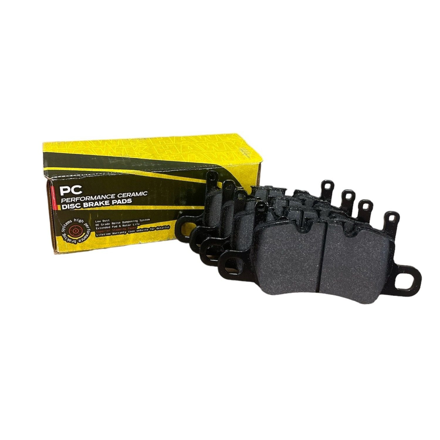 HAWK PC Brake Pads 188mm x 87mm HWK-HB850Z.655 - Rear