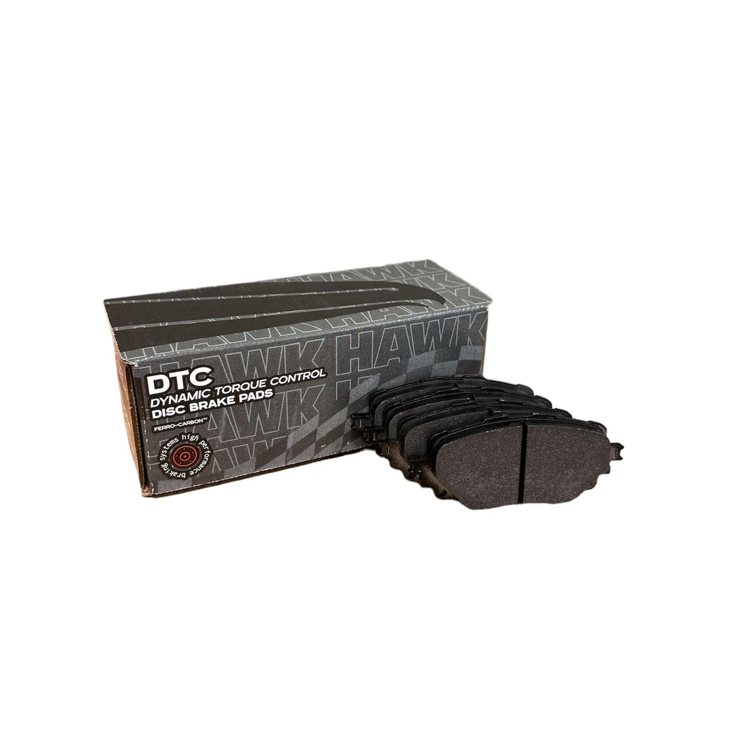 HAWK DTC 30 Brake Pads 122mm x 54mm HWK-HB898W.572 - Front