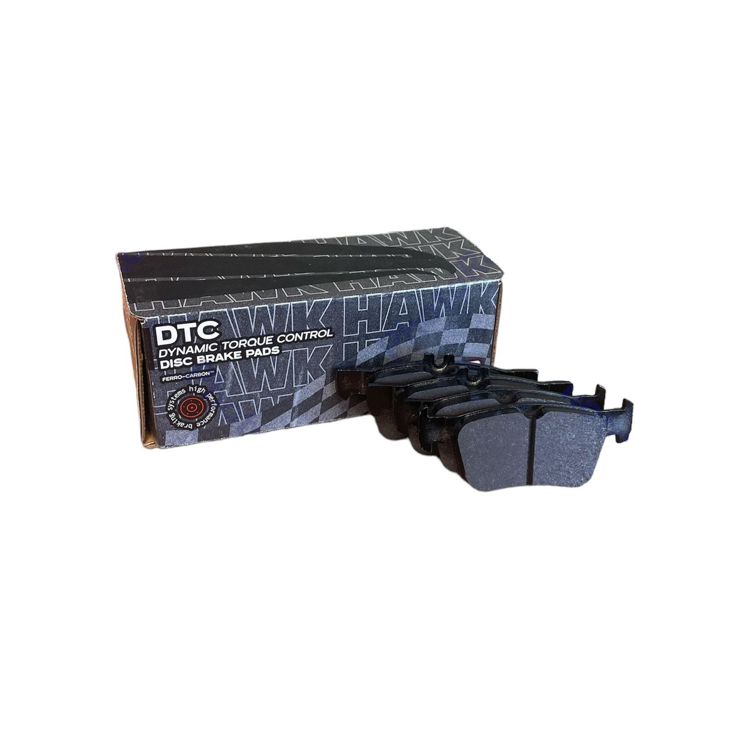 HAWK DTC 30 Brake Pads 122mm x 54mm HWK-HB900W.572 - Rear