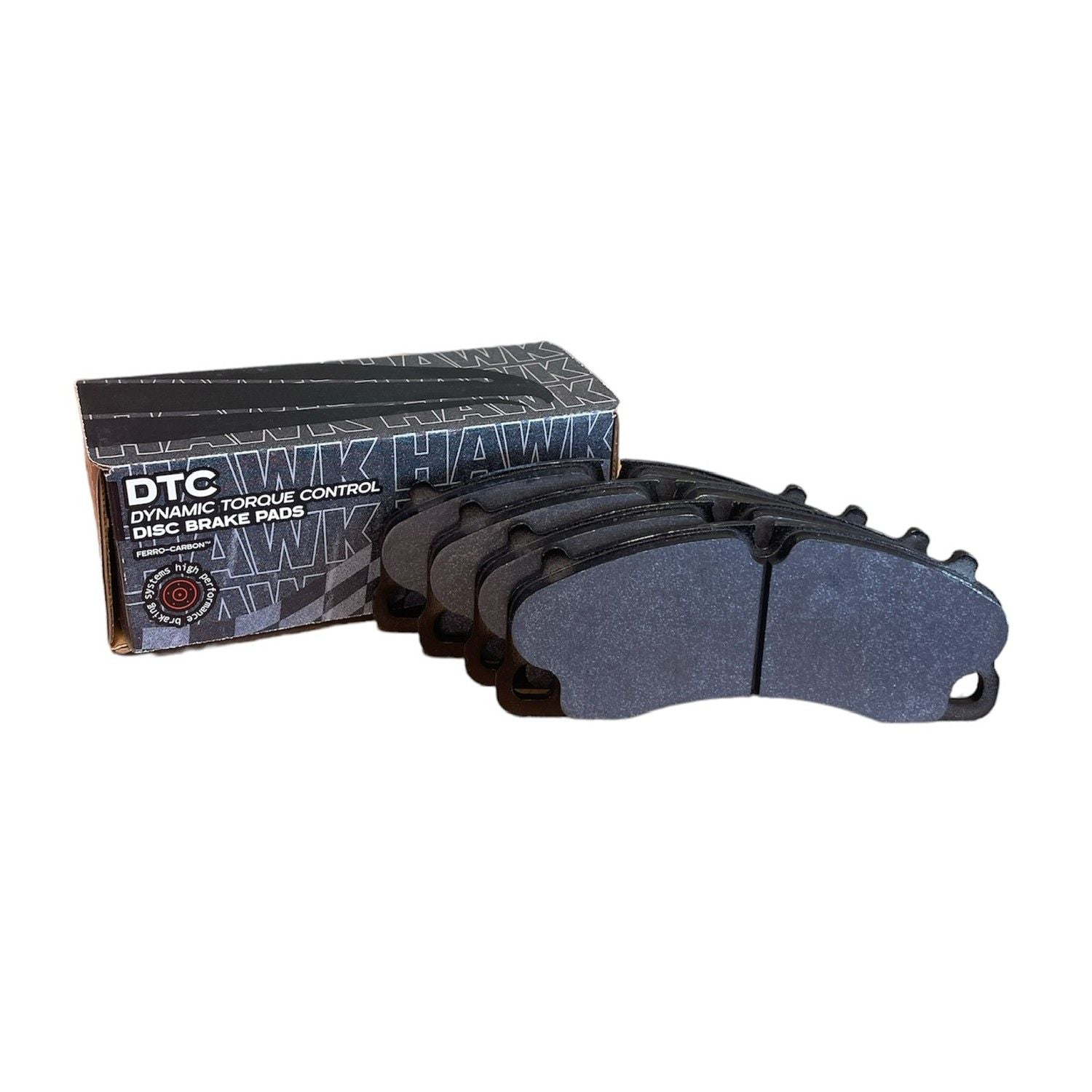 HAWK DTC 60 Brake Pads 198mm x 80mm HWK-HB905G.646 - Front