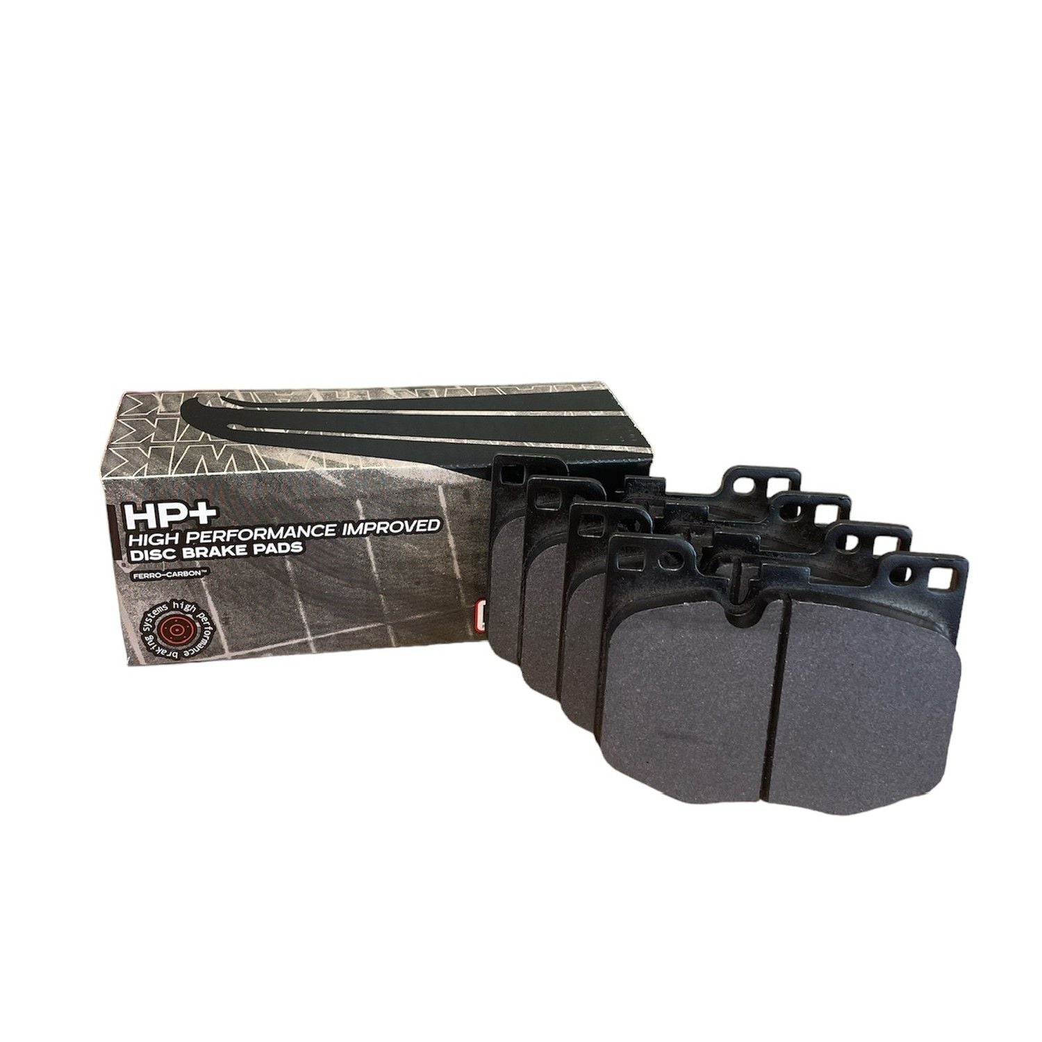 HAWK HP Plus Brake Pads 123.7mm x 94.7mm HWK-HB916N.740 - Front