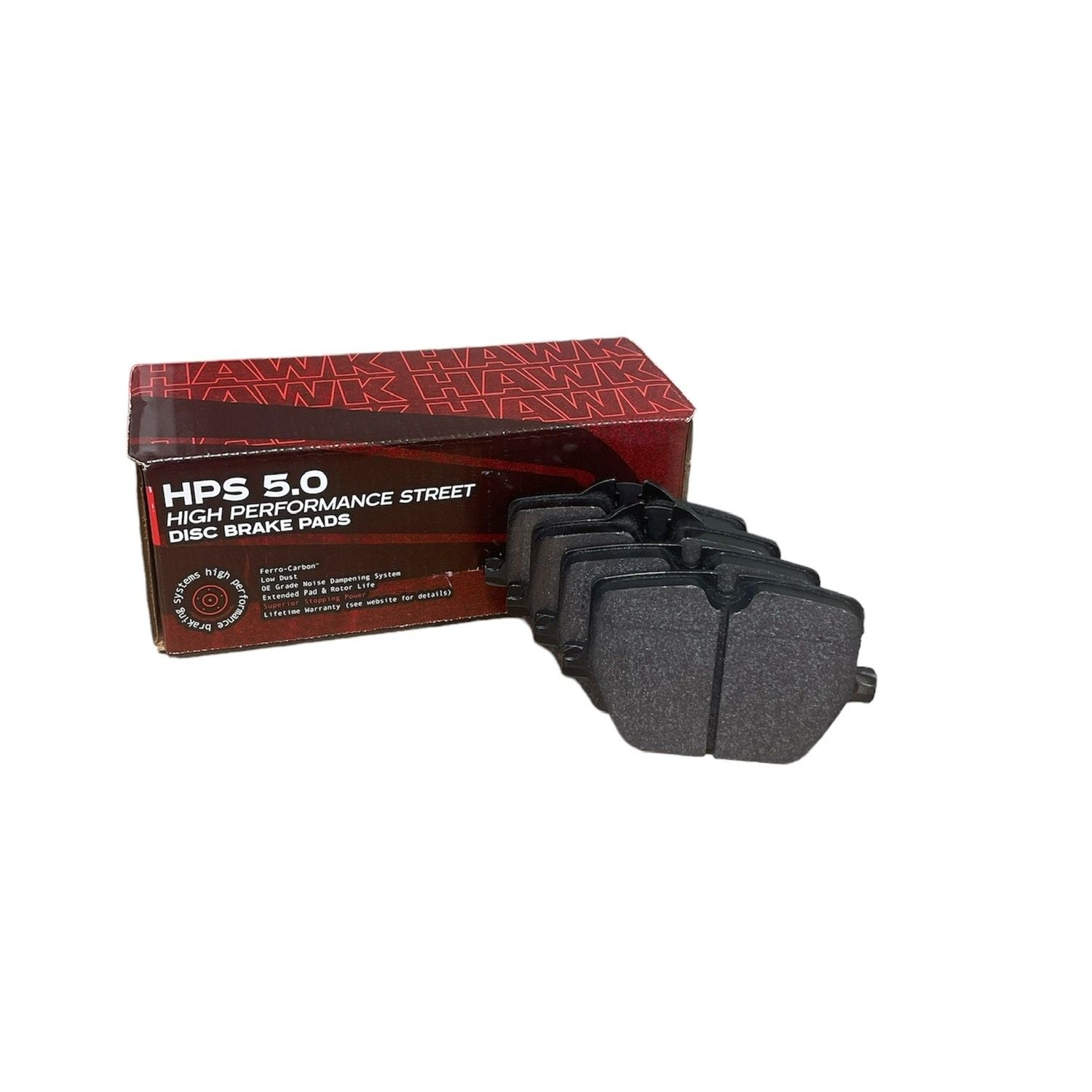 HAWK HPS 5.0 Brake Pads 110.7mm x 73.2mm HWK-HB917B.626 - Rear