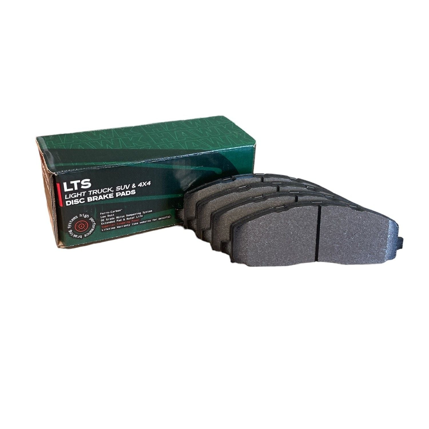 HAWK LTS Brake Pads 183mm x 63mm HWK-HB941Y.712 - Front