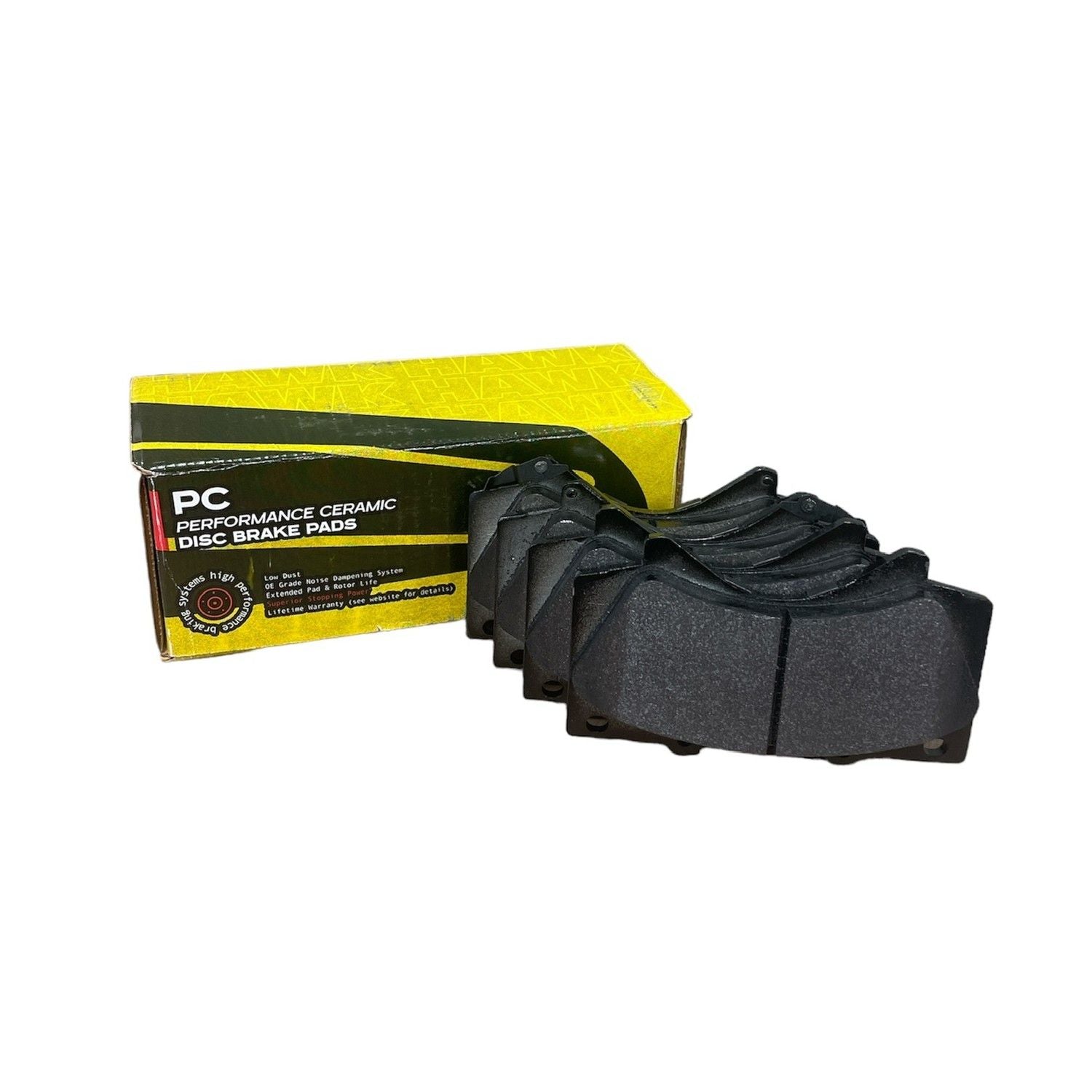 HAWK PC Brake Pads 144mm x 83mm HWK-HB589Z.704 - Front