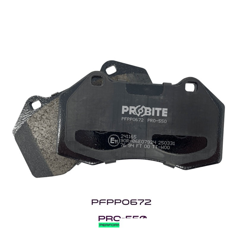 Probite PRO-550 Performance Brake Pads 125mm x 71mm PFPP0672 - Front