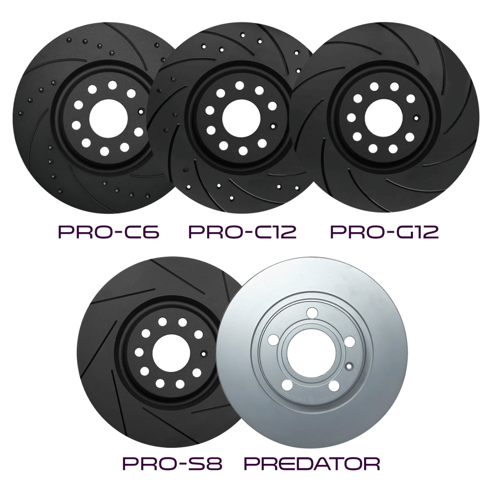 Probite Vented Performance Brake Discs 6x140 335mm - PRPD0829 - Rear Pair
