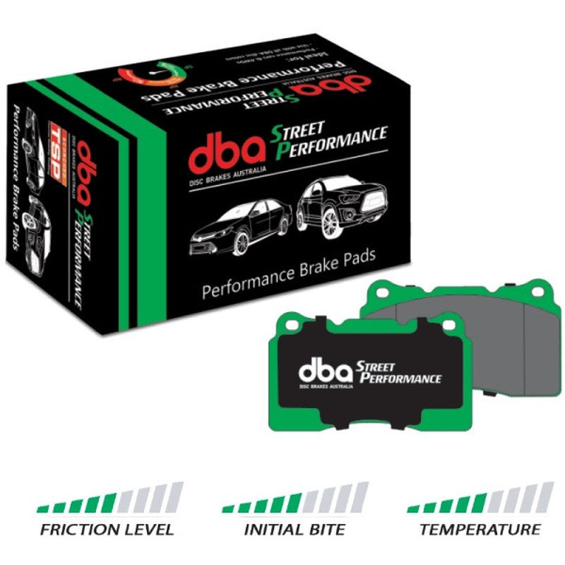 DBA Street Performance Brake Pads 137.1mm x 56.8mm DB1491SP - Front