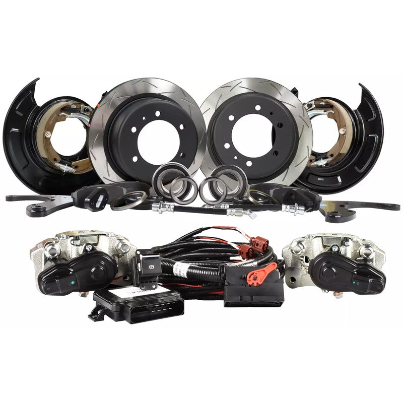 DBA Drum To Disc Conversion Kit With Electric Handbrake Brake Discs 312mm DBADC1002 - Rear