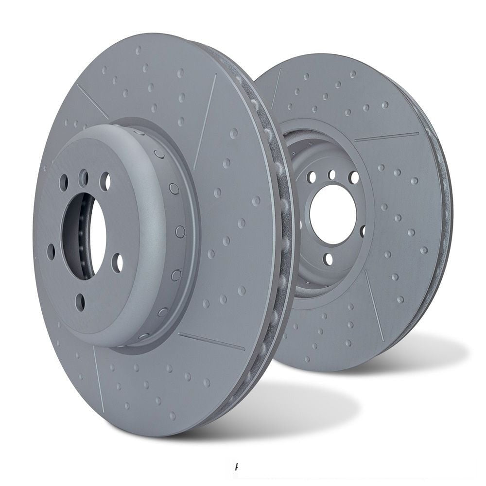 EBC GD Dimpled Slotted Brake Discs 345mm GD2068R - Rear