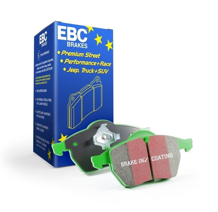 EBC Greenstuff 6000 Brake Pads 105mm x 72mm DP6814 - Front