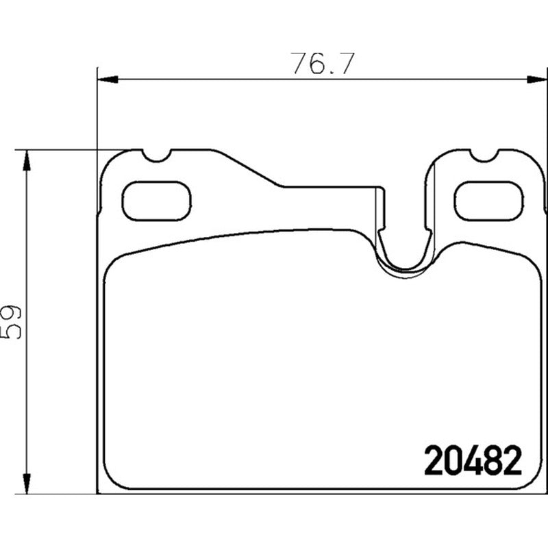 Mintex Racing F4R Brake Pads 76.7mm x 58.8mm 1133F4R16.50 - Front & Rear