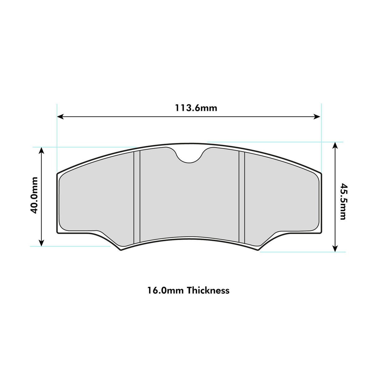 Mintex Racing MRM1802 Brake Pads MDB1200MRM1802