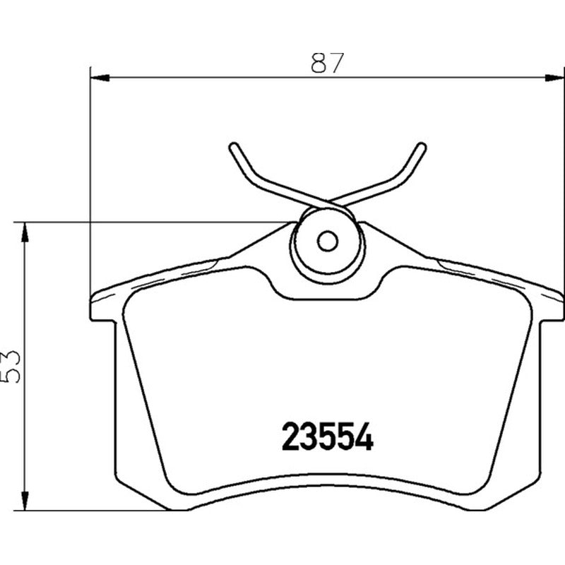 Mintex Racing MRM1801 FR Brake Pads 87mm x 53mm MDB1377FR - Rear
