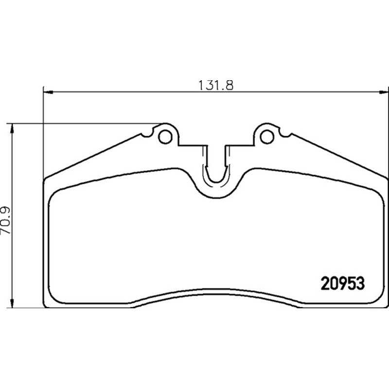 Mintex Racing F4R Brake Pads 131.8mm x 70.9mm 1457F4R17.20