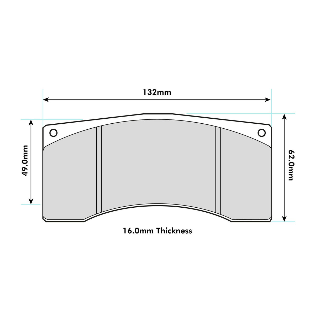 Mintex Racing MRM1805 Brake Pads MDB1697MRM1805